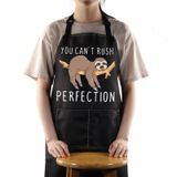 JNIAP Tembel Önlük Cepli Tembel Mutfak Önlüğü Tembel Yemek Önlüğü You Can't Rush Perfection Tembel Sevgili Hediyeler, Acele Edemezsin, L