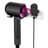 JNIHEEP Saç Kurutma Makinesi Tutucu Duvara Monte, Dyson Süpersonik Saç Kurutma Makinesi için Yeni Yükseltme Paslanmaz Çelik Kendinden Yapışkanlı Fön Tutucu Raf, Gümüş