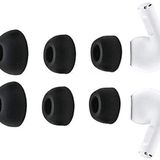 JNSA Air Pods Pro, Air Pods Pro Kulaklık Kılıfları AirPod Pro Kulaklık Uçları Kulak Başlıkları, Silikon Kulak Uçları S/M/L 3 Boyut 3 Çift, Siyah