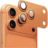 Jnuobi Apple iphone 17 Pro Metal Koruyucu Lens - Turuncu