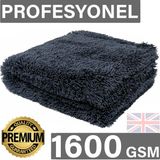 Jo Moyner 1600 Gsm Mikrofiber Araç Kurulama Havlusu 40X40 cm Kokusuz Kare Temizlik Bezi