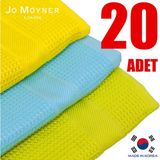 Jo Moyner 20'li Mikrofiber Temizlik Bezi Sihirli Bez Su Emici Leke Tutmaz Cam Mutfak Banyo Oto 40X60 cm Made In Korea JM-350