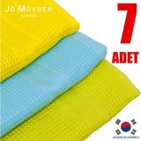 Jo Moyner 7'li Mikrofiber Temizlik Bezi Sihirli Bez Su Emici Leke Tutmaz Cam Mutfak Banyo Oto 40X60 cm Made In Korea JM-350
