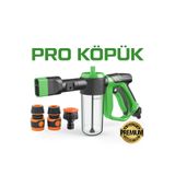 Jo Moyner Foam Blaster Pro Araba Yıkama Köpük Tabancası Bahçe Hortumu Püskürtme Kar Köpüğü Tabancası Green