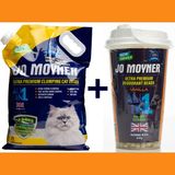 Jo Moyner Vanilla Kokulu Koku Giderici + Kedi Kumu Set Premium Aktif Karbonlu Güçlü Topaklanan Tozsuz Doğal Kokusuz Kedi Kumu