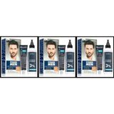 Joanna Power Men Krem Boya 3ü1 Arada Saç Sakal Bıyık 01 Siyah – 3 Adet