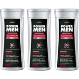Joanna Power Men Saç Dökülmesine Karşı Güçlendirici Erkek Şampuanı 200 ml (Niacinamide, panthenol, Vital Hair Complex) – 3 Adet