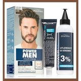 Joanna Power Men Saç, Sakal, Bıyık Için 3ü1 Arada Krem Boya 04 Doğal Kahverengi
