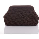 Jobonel Acı Kahve Burslu Clutch Çanta
