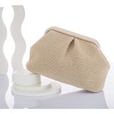 Jobonel Bej Makrome Burslu Clutch Çanta