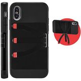 JOBY JB01595-BWW Standpoint akıllı telefon kılıfı, Apple iPhone X/XS için, koruyucu kılıf, entegre alüminyum tripod ayakları, kablosuz şarj fonksiyonu, fotoğraflar, videolar, blogging, video aramaları, canlı yayın için