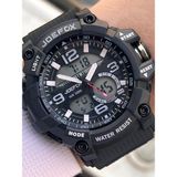 Joefox Digital ve Analog 2 Yıl Garantili Kronmetre+Takvim+Alarm+Aydınlatma Erkek Kol Saati JOE.BK03 - Standart