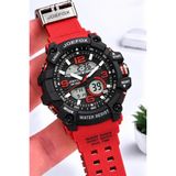 Joefox Digital ve Analog 2 Yıl Garantili Kronmetre+Takvim+Alarm+Aydınlatma Erkek Kol Saati Joe.s1 - Standart