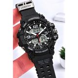 Joefox Digital ve Analog 2 Yıl Garantili Kronmetre+Takvim+Alarm+Aydınlatma Erkek Kol Saati Joe.s3 - Standart
