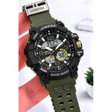 Joefox Digital Ve Analog 2 Yıl Garantili Kronmetre+Takvim+Alarm+Aydınlatma Erkek Kol Saati Joe.s5