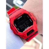 Joefox G-shock Kasa Kırmızı-Siyah Digital 5 ATM Spor Kol Saati J-gs01