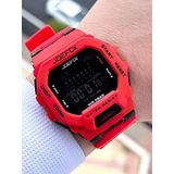 Joefox G-Shock Kasa Kirmizi/Siyah Digital 5 Atm Suya Dayanikli 2 Yil Garantili Spor Kol Saati J-Gs01