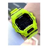 Joefox G-SHOCK Kasa Yeşil/Siyah Dijital 5 Atm Suya Dayanıklı 2 Yıl Garantili Spor Kol Saati J-GS08