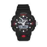 JoeFox JFP1111 Dijital Analog Kanvas Kordon Erkek Kol Saati