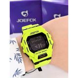 Joefox Joe.439 Joefox Digital Alarmlı-Zemin Aydınlatma-Kronometreli Unisex 3Atm Suya Dayanıklı Kol Saati