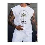 Joetsu Erkek sıfır kollu Relaxed fit tişört - erkek kolsuz t-shirt