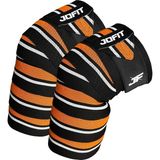 Jofit Knee Wraps / Diz Bandajı - 2'li Paket - Siyah-Turuncu - Siyah - Turuncu - Standart