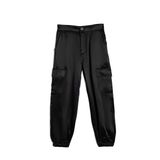 Jogger Paraşüt Pantolon Kargo Cepli Viskon Kumaş
