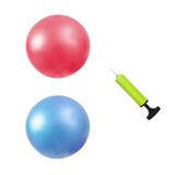 Jogi-HHACQUIT Yoga, Pilates, Vücut Dengesi, Çekirdek Eğitimi ve Stabilite için El Pompalı Mini Fitness Egzersiz Topu Kiti 20 cm