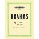 Johannes Brahms: Piano Quartet In G Minor Op.25. For Violino, Viola, Violoncello, Gruppo da Camera con Pianoforte