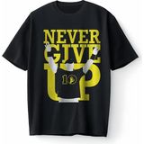 John Cena Never Give Up Sporcu American Güreşi Oversize Unisex Tişört T-Shirt - Siyah