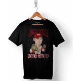 John Cena Never Gıve Up Wwe Amerikan Güreşi Erkek Tişört - Siyah