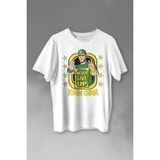John Cena Wwe Logo Never Give Up Amerikan Güreşi Baskılı Tişört Unisex T-Shirt - Beyaz