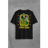 John Cena Wwe Logo Never Give Up Amerikan Güreşi Sırt Ön Baskılı Oversize Tişört Unisex T-Shirt