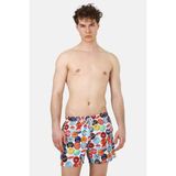 John Frank Deniz Şortu All Over Cepli Mayo Short Erkek Mayo Short JFSSSW37BEERCAP - Beyaz - Turuncu