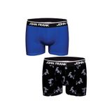 John Frank Erkek Tora İkili Boxer, Baskılı Desen,%95 Pamuk, XL Beden