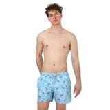 John Frank Flamingo Desenli Hızlı Kuruyan Mayo Short Erkek MAYO SHORT JFSSSW43
