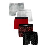 John Frank Logolu Pamuklu 5'li Paket Boxer Erkek BOXER JFBS5