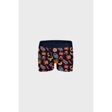 John Frank Pamuklu Desenli Boxer Erkek BOXER JFBP154 KIRMIZI