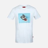 John Frank Polar Erkek Beyaz Baskılı T-Shirt