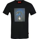 John Frank The Dog Erkek Baskılı T-Shirt - Siyah - M