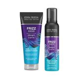 John Frieda Bukleler için 250 ml Saç Bakım Kremi + 200 ml Saç Köpüğü