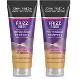 John Frieda Frizz Ease Miraculous Recovery Mucizevi Onarım Şampuan (2 paketi)