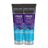 John Frieda Kıvırcık Kolaylığı Rüya Bukleler Kıvırcık Saç Kremi, SLS/SLES Sülfatsız, Doğal Kıvırcık Saçlar İçin, 8.45 Fl Oz (2 Paket)