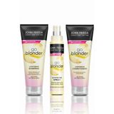 John Frieda Sarı Saçlara Özel Işıltı Veren Saç Bakım Seti (Şampuan, Saç Kremi, Sprey)