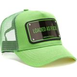 John Hatter & Co Yeşil Slogan Detaylı Erkek Şapka - Standart