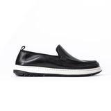 John May Erkek Oxford Ayakkabı, Klasik KA-26Y-E15301 MARS, Black Safari, 44 Beden