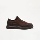 John May Erkek Oxford Ayakkabı OG-1502, Kahve, 43 Beden
