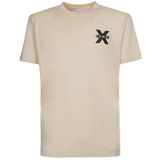 John Richmond Bisiklet Yaka Kırık Beyaz T-Shirt, M, 5003166315, Kırık Beyaz, Erkek