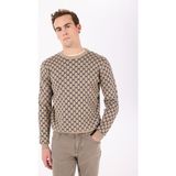 John Richmond Bisiklet Yaka Regular Fit Bej Erkek Kazak UMA24028MA - XL