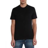 John Richmond Bisiklet Yaka Siyah Erkek T-Shirt UMP24045TS